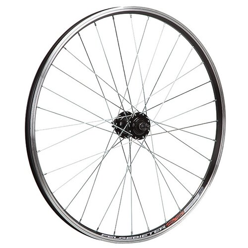 Колесо для велосипеда переднее Felgebieter Х95048 26 черный/серебристый колесо 24 заднее двустен обод 32 отв втулка sf a22r сталь под диск 6 болтов насып подшип эксцентри