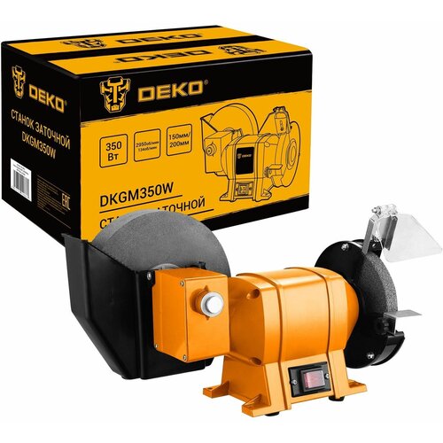 Станок заточной DEKO DKGM350W, 200/150мм, угловой