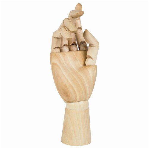 Манекен рука дерево Brauberg Art Classic, женская правая, 25 см манекен для творчества деревянный