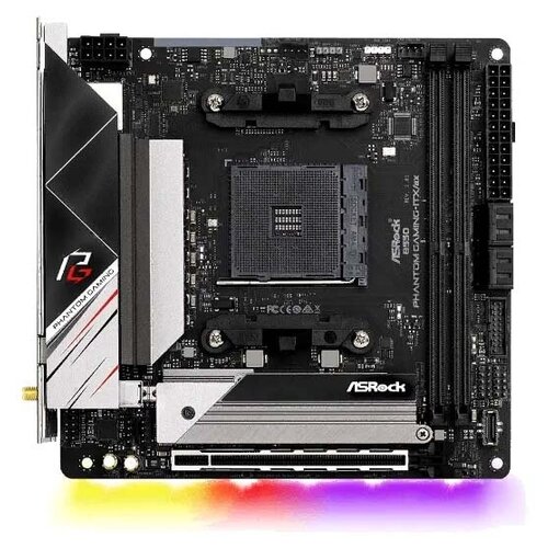 Материнская плата ASRock B550 Phantom Gaming-ITX/ax материнская плата asrock z690 s1700 mitx z690m itx ax