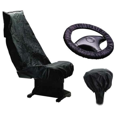 Чехлы защитные нейлоновые (сиденье, рулевое колесо, рычаг) 3шт. ( JTC-AM99 )