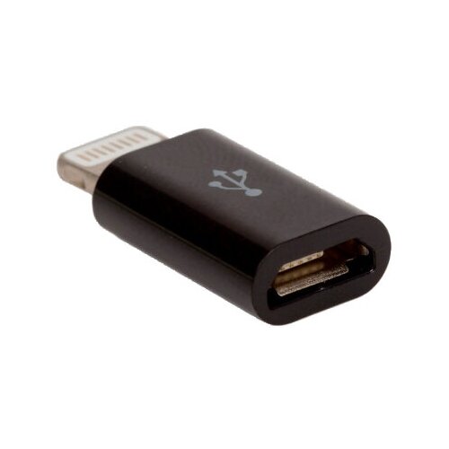 Разъем BLAST microUSB - Lightning (BMC-606), черный