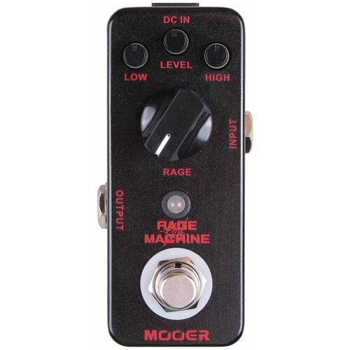 Гитарная педаль Distortion Mooer Rage Machine mooer cruncher distortion