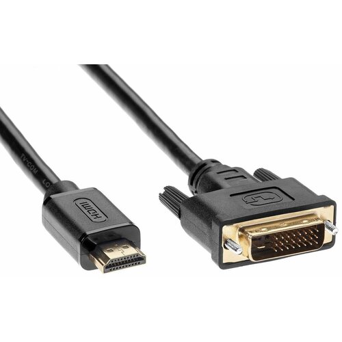 Кабель Vcom TV-COM HDMI (m) - DVI-D (m) 5м кабель vention hdmi 19m dvi d 25m abfbh 5 м черный