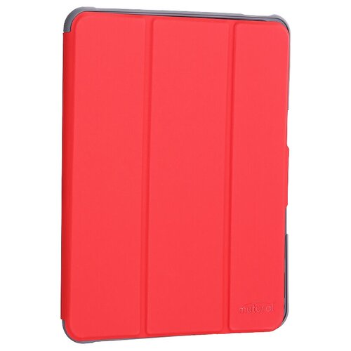 фото "чехол-подставка mutural folio case elegant series для ipad air (10.9"") 2020г. кожаный (mt-p-010504) красный"