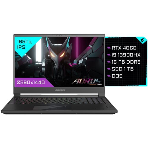 156 Ноутбук AORUS 15X 2560 x 1440 240 Гц AKF-B3KZ754SD черный 22184000₽