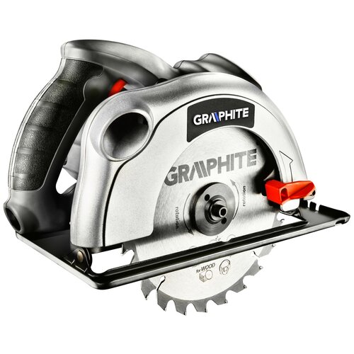 Дисковая пила GRAPHITE 185мм, 1200Вт 58G486