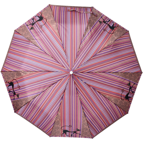 Зонт ZEST, полуавтомат, 3 сложения, купол 110 см., 10 спиц, система «антиветер», чехол в комплекте, для женщин, коралловый, розовый
