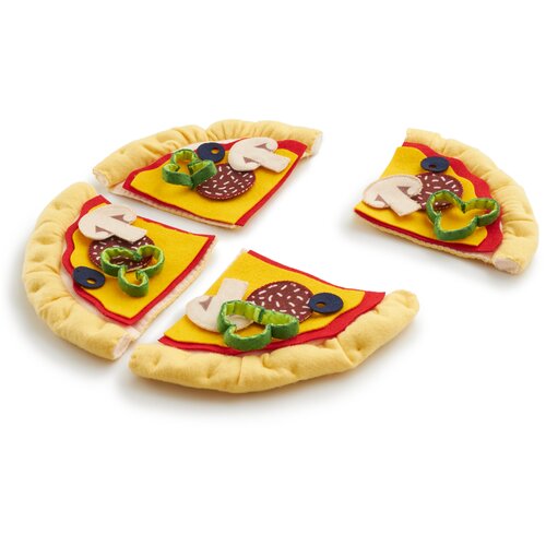 FoodBoxToys Игровой набор продуктов из фетра "Пицца"