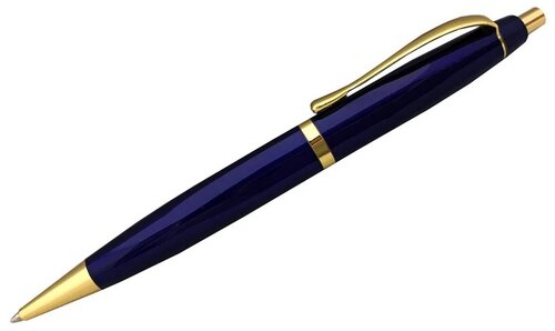 Ручка подарочная, шариковая, автоматическая, Lamark синий корпус 0,7 мм, синяя