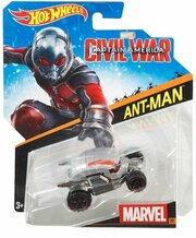 Машинка Hot Wheels тематическая коллекционная оригинал MARVEL ANT-MAN серебристый CGD61