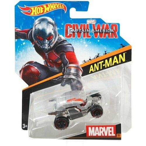 Машинка Hot Wheels тематическая коллекционная оригинал MARVEL ANT-MAN серебристый CGD61 машинка hot wheels тематическая коллекционная оригинал super mario donkey kong коричневый gpc14