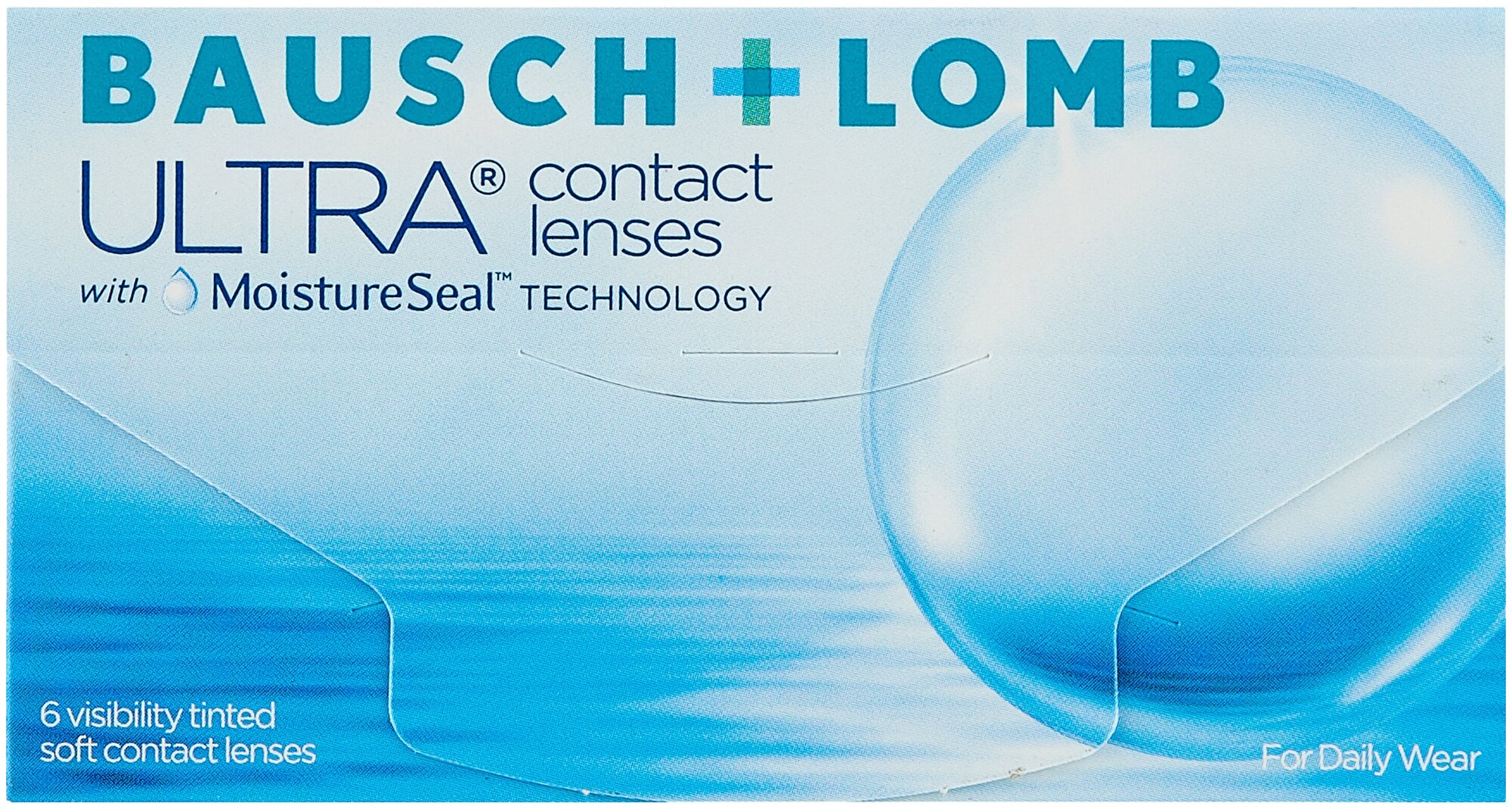 Контактные линзы Bausch & Lomb Ultra, 6 шт., R 8,5, D -8