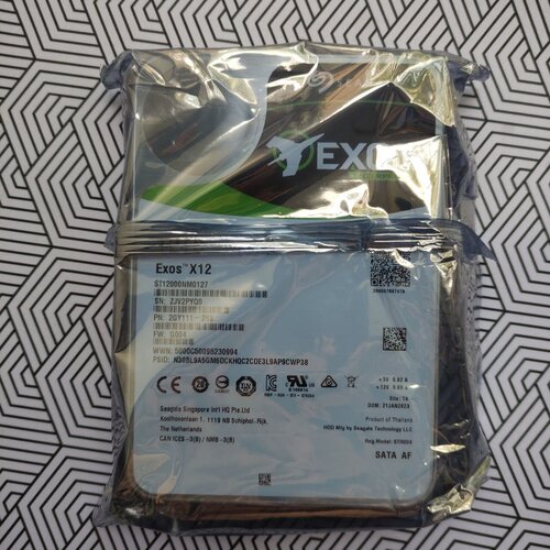 12TB Seagate Exos X12 ST12000NM0127