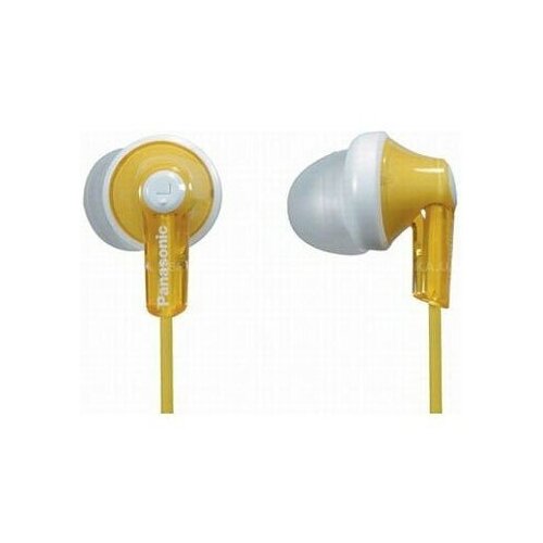 Наушники внутриканальные Panasonic RP-HJE118GU 11м белыйжелтый проводные в ушной раковине RP-HJE1 927₽