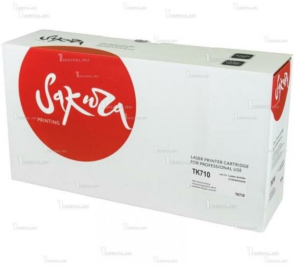 Картридж SAKURA TK-710 черный для Kyocera FS-9130DN/ FS-9530DN совместимый (40K) (1T02G10EU0) (SATK710)