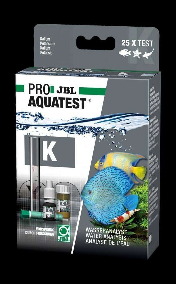 JBL ProAquaTest K Refill тесты для аквариумной воды, 2 шт., набор - фотография № 5