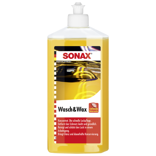Sonax Wash and Wax Автошампунь-концентрат с воском 0.5л (313200)