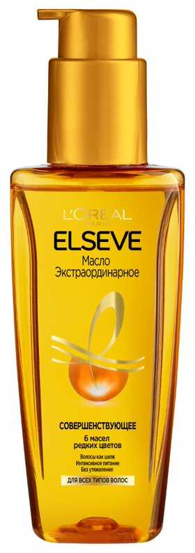 L'Oreal Paris Elseve Масло экстраординарное совершенствующее для всех типов волос, 100 мл