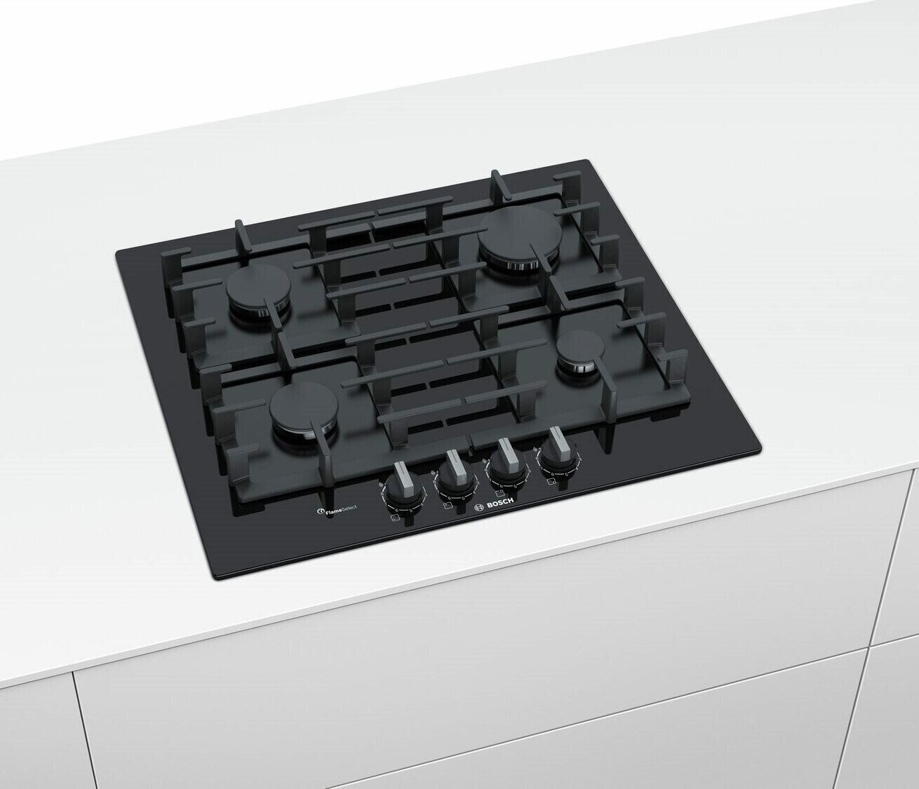 Газовая варочная поверхность Bosch PPP6A6B90 черный - фото №9