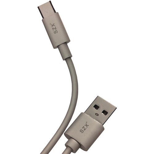 Кабель-Шнур USB-Type C /SZX/ SS201/5 Ампер/1м/синхро-зарядный/белый