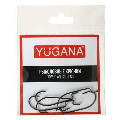 фото Крючки офсетные o'shaughnessy worm no.2, 5 шт в упаковка, 1 набор yugana
