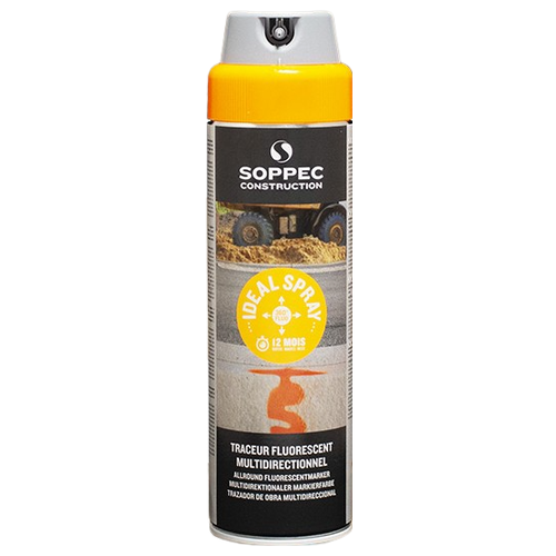 Краска Soppec Ideal Spray, оранжевый, полуматовая, 500 мл