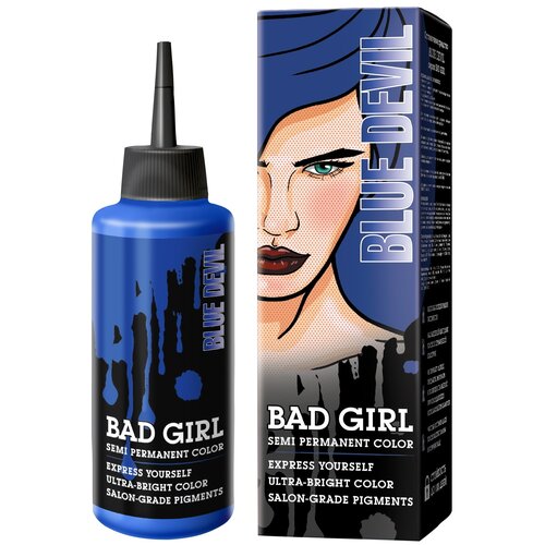 Краситель безаммиачный прямого действия Bad Girl Blue Devil синий, 150 мл