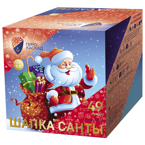 Фейерверк PKU166 Шапка Санты (0,8