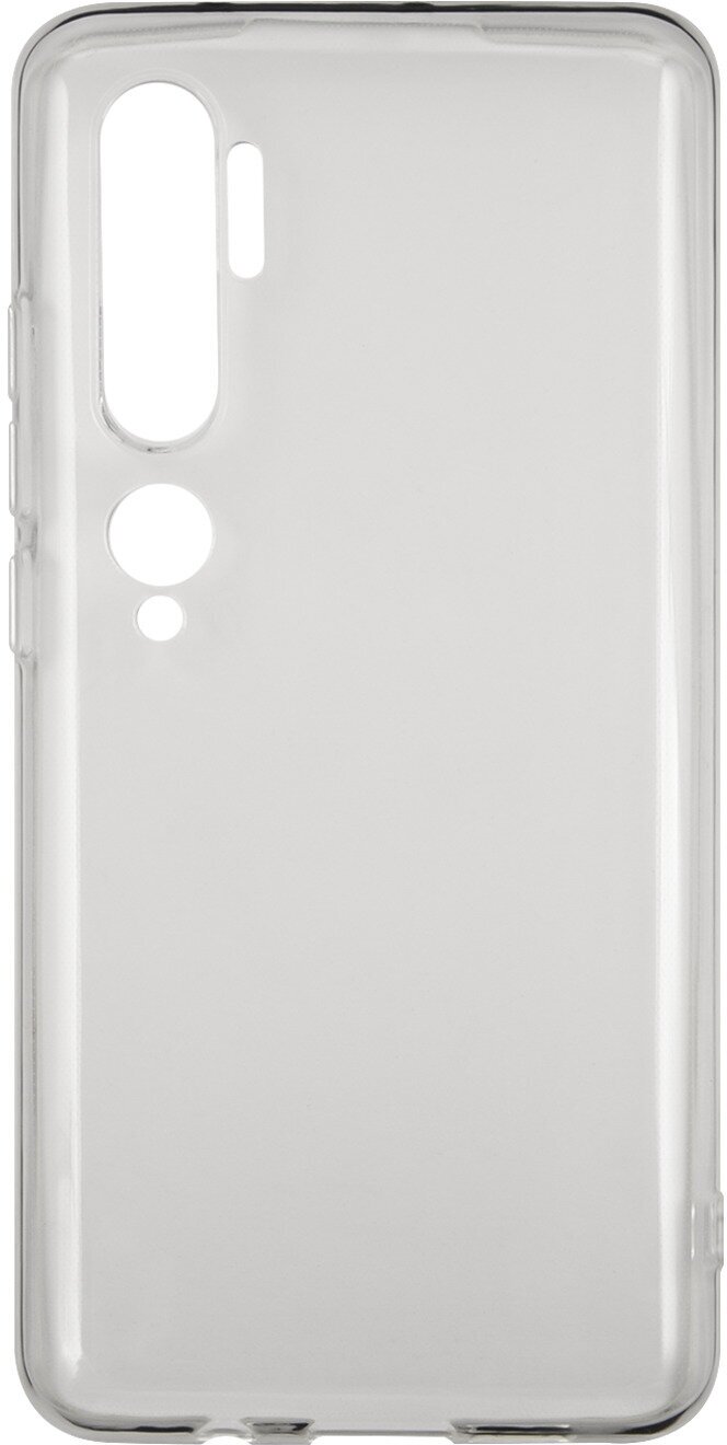 Чехол для Xiaomi Mi Note 10/Сяоми Ми НОТ 10/Накладка силиконовая, прозрачный