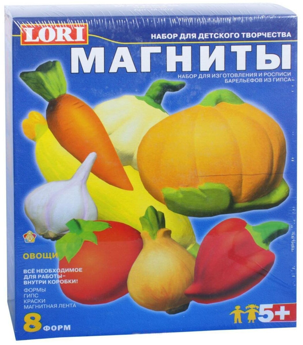 Фигурки на магнитах LORI "Овощи" (М002)
