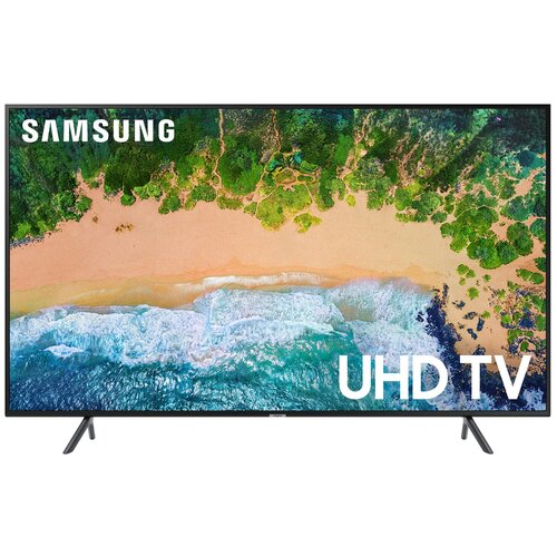 49 Телевизор Samsung UE49NU7100U 2018 LED HDR черный уголь 7990000₽