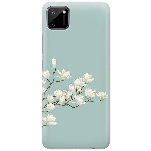 RE: PA Чехол - накладка ArtColor для realme C11 с принтом Сакура на голубом re pa чехол накладка artcolor для realme 6 с принтом сакура