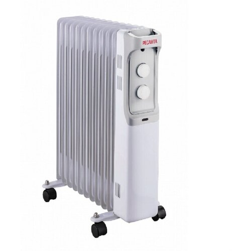 Масляный радиатор Ресанта ОМ-12А 2500 Вт 12 секций 30 м термостат 93 кг 566400₽