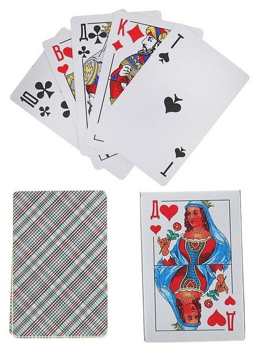 Карты игральные бумажные "Дама", 36 шт, 8.7 x 5.7 см