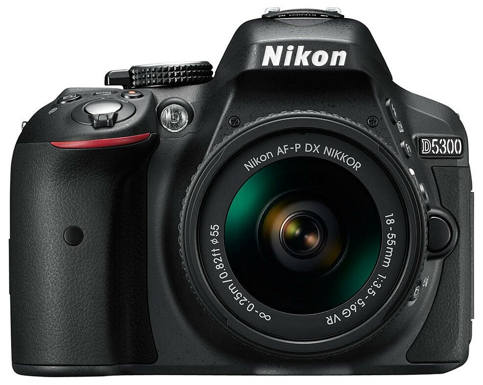 Фотоаппарат Nikon D5300 Kit AF-P DX 18-55mm F/3.5-5.6G VR, черный - фотография № 2