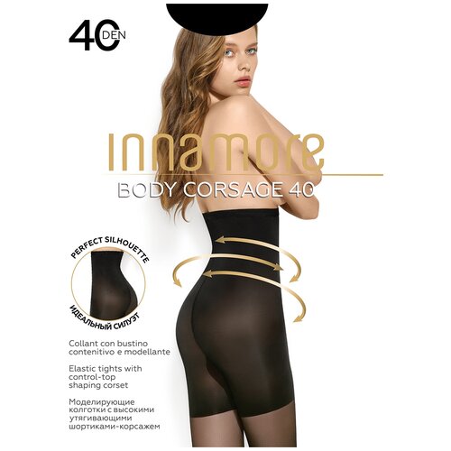 Колготки  Innamore Body Corsage, 40 den, размер 3, черный