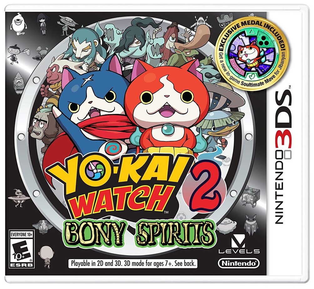 YO-KAI WATCH 2: Костяные духи Русская Версия (Nintendo 3DS)