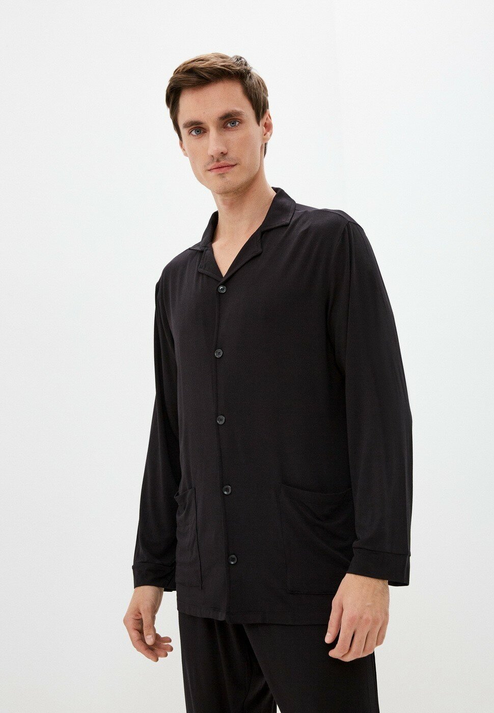 Пижама мужская Sofi de Marko Адам, черная, XL - фотография № 7