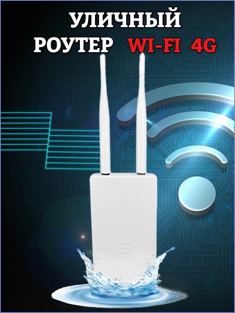 Уличный 3G/4G Wi-Fi роутер CPF905 LTE cat.4 любые сим и тарифы LAN