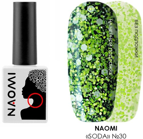 Naomi, SODA - база каучуковая №30 (Neon yellow), 10 мл