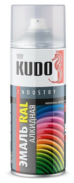Эмаль универсальная RAL 3004 (пурпурно-красный) KUDO 520мл. / KU-03004 снято С ПР-ВА KUDO KU-03004 | цена за 1 шт
