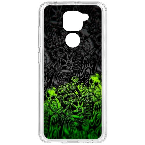 фото Чехол на xiaomi redmi note 9 kruche print garage