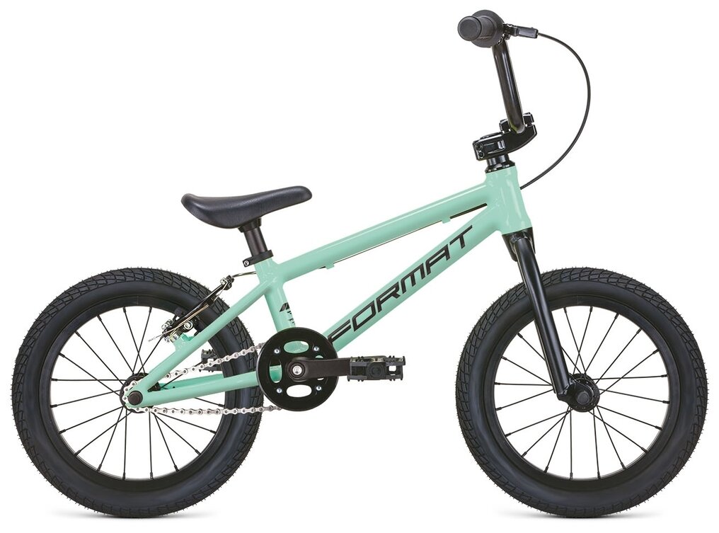 Детский велосипед Format Kids Bmx 16 (2021) 16 Бирюзово-черный