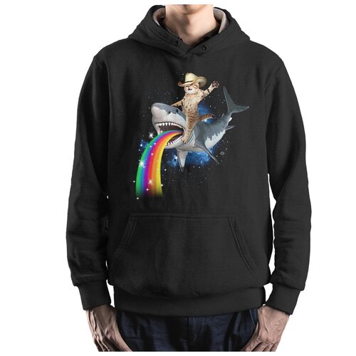 фото Толстовка dream shirts космическое родео мужская черная 3xl