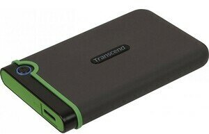 Жесткий диск Transcend USB 3.0, 4Tb, TS4TSJ25M3S StoreJet 25M3S (5400rpm) 2.5", серый