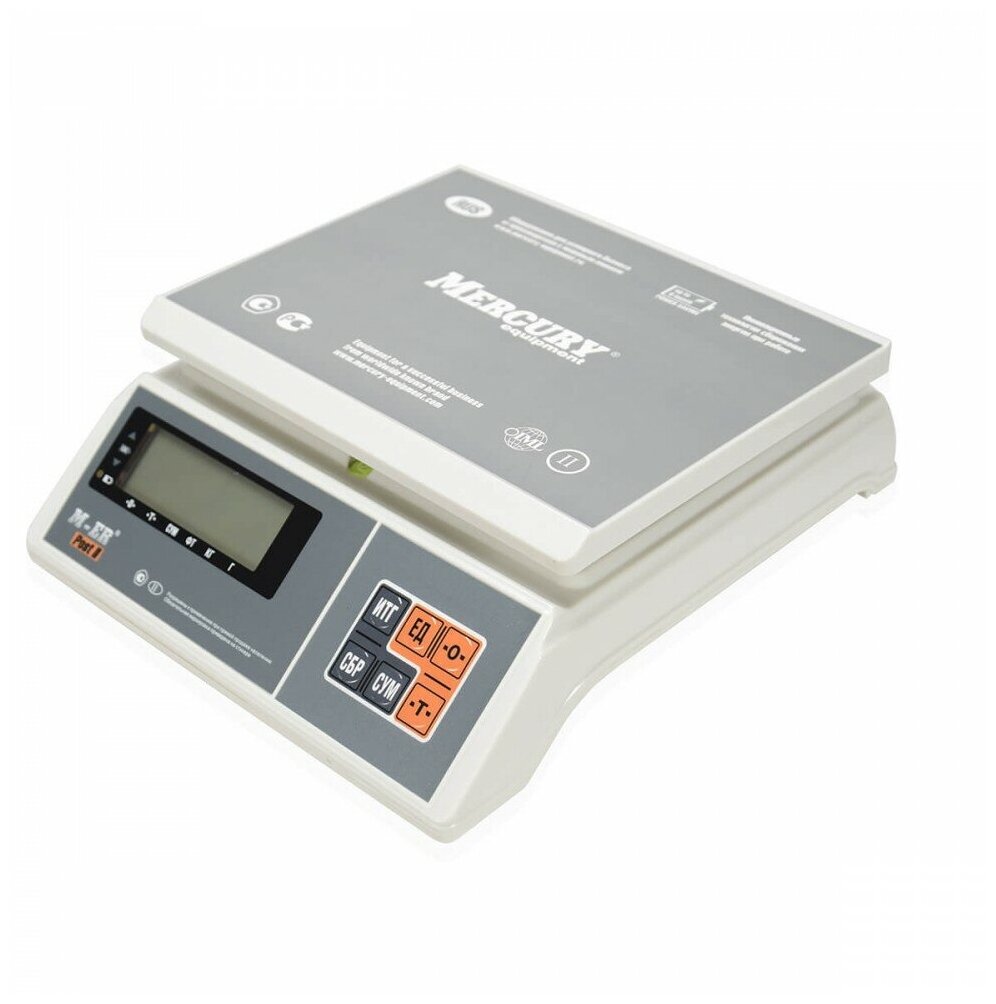 Весы простого взвешивания и фасовочные MERTECH M-ER 326 AFU-3.01 до 3кг LCD повышенной точности
