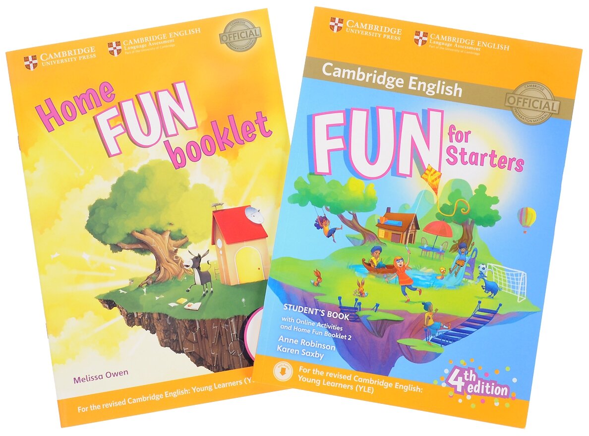 Robinson A. Saxby K. Owen M. "Fun for Starters Student's Book with Online Activities with Audio and Home Fun Booklet 2"