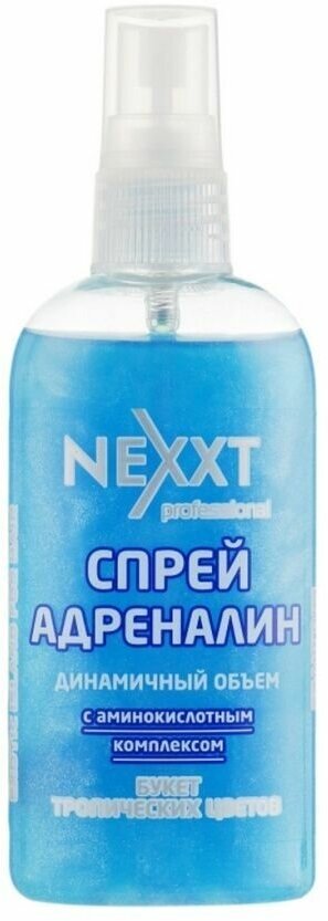 Nexxt Спрей-адреналин динамичный объём для волос, букет тропических цветов, 120 мл