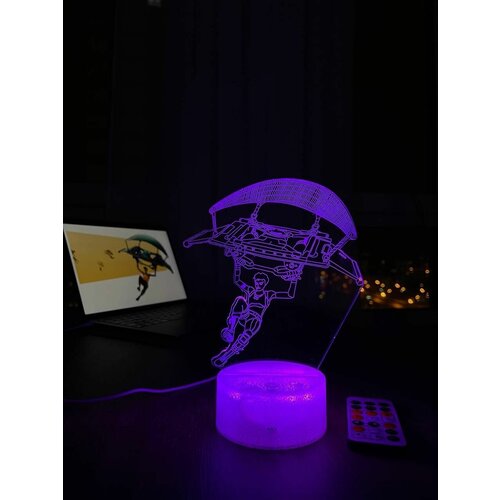 3D Светильник-ночник Фортнайт Fortnite , ночник для мальчиков и девочек
